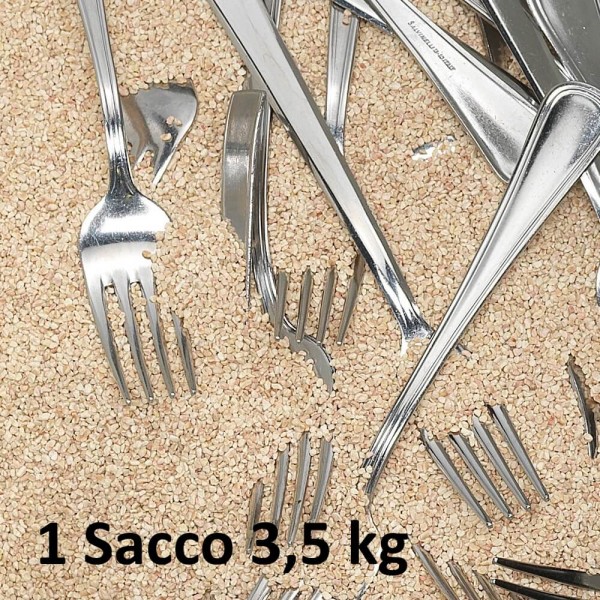 3.5kg Sterilized corn cob for dry shiny cutlery - Fimar