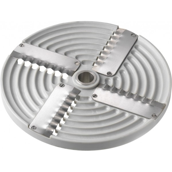 Disco a 4 lame ondulate Fimar per Sfilacciare 4PZ8 Spessore 8 mm Acessorio per Tagliamozzarella serie TAS - Fimar