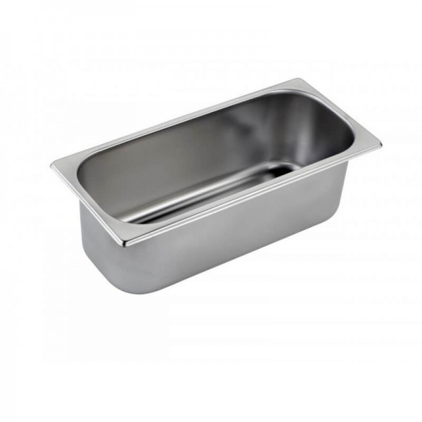 Vaschetta In Acciaio inox per Gelato da 5 Litri - 36x16,5 x12 - VG361612 - Forcar Multiservice