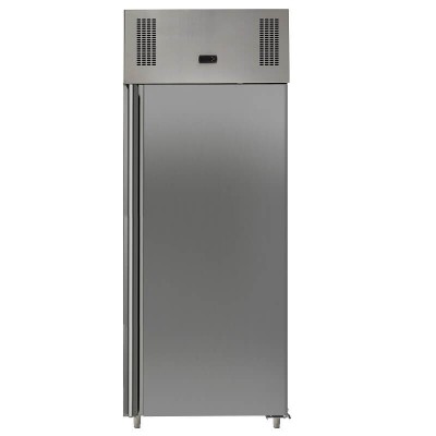 Professional ventilated refrigerator with single door in AISI201 stainless steel. GN650TNFC - Forcold