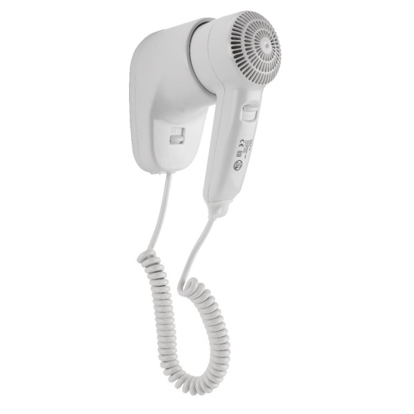 Asciugacapelli da parete con regolatore di potenza. bassa rumorosità. ideale per alberghi. 1200W. HD21 - Stark s.r.l.