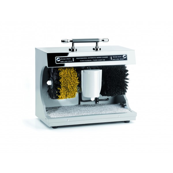 Lucida pulisci scarpe elettrico con 2 spazzole a spegnimento automatico. HLS4 - Stark s.r.l.