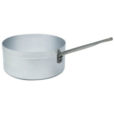 Medium-sized professional aluminium casserole with single handle. various diameters. Alluminium Collection - Piazza