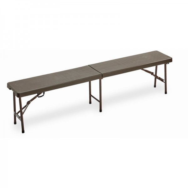 Rectangular folding bench walnut color. Pcatering-M - Stark s.r.l.
