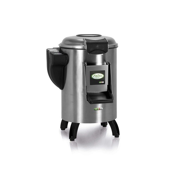 PELAPATATE ELETTRICO PROFESSIONALE FP114P MONOFASE CON PIEDE DA BANCO, CAPACITÀ 30KG - Fama industrie