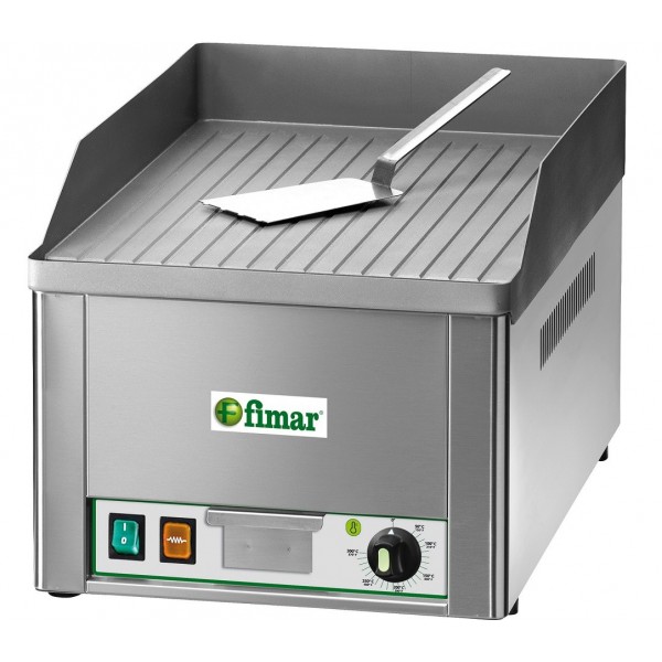 Fry top elettrico Fimar FRY1R acciaio dolce rigato - Fimar