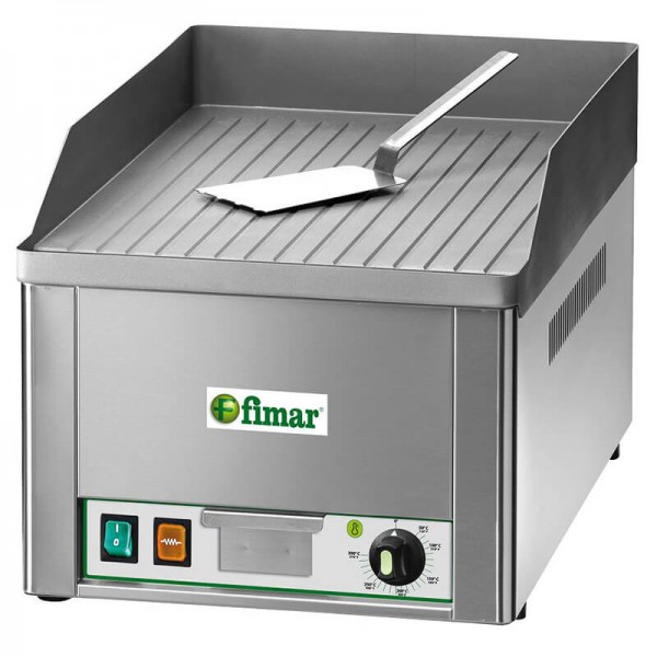 Fry top electric Fimar FRY1RC chrome striped steel - Fimar