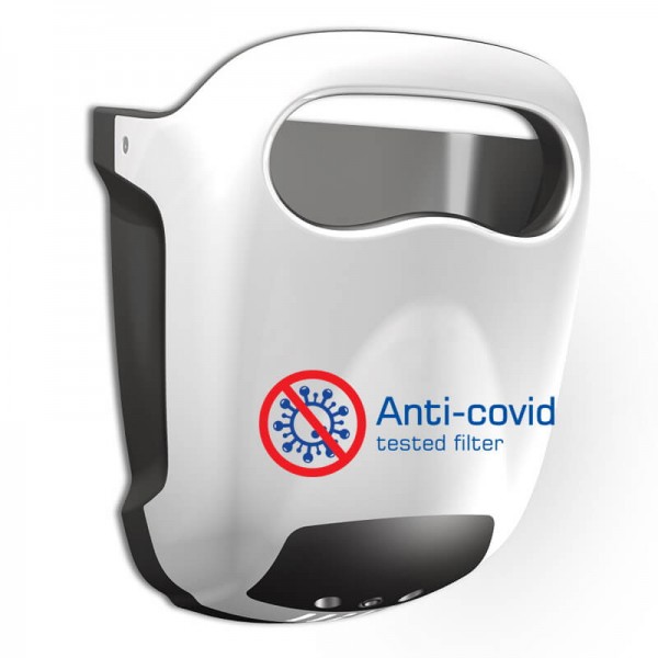 Asciugamani elettrico Vision Air Easy, design compatto ad inserimento frontale delle mani - Vama srl