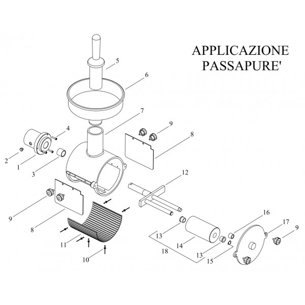 REPLACEMENT FAME F2296 (12) FORK PIN FOR FPP -