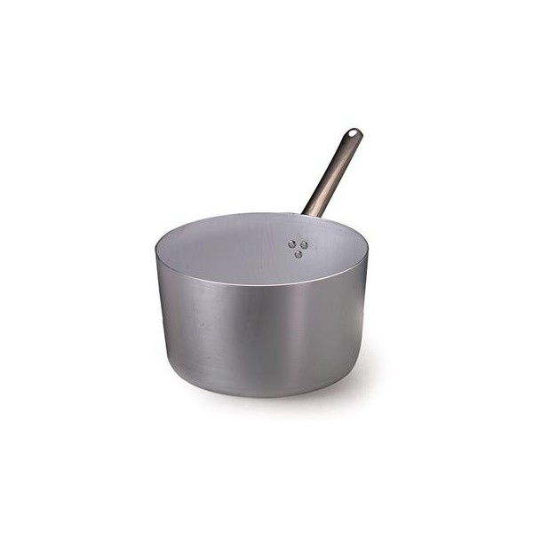 Casseruola Alta 1 Manico 14 cm Alluminio 105 - 3 mm ALMA105 Agnelli - Agnelli