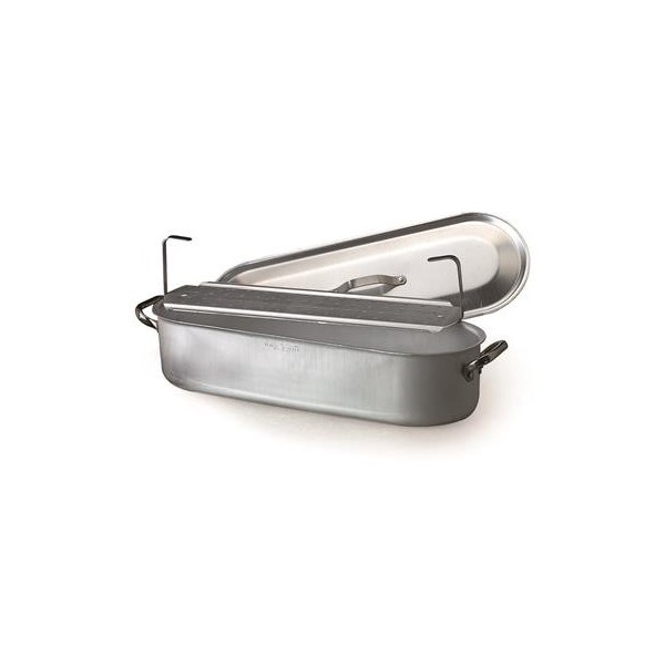 Fishbowl With Grill And Lid 90x28cm Aluminum 118 - 3 mm ALMA118 Agnelli - Agnelli