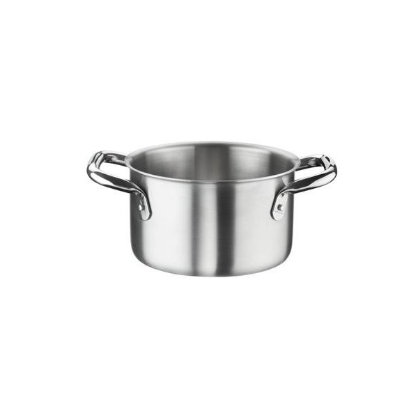 High Casserole 2 Handles 24 cm 3 Layers 373005 Pinti - Pinti