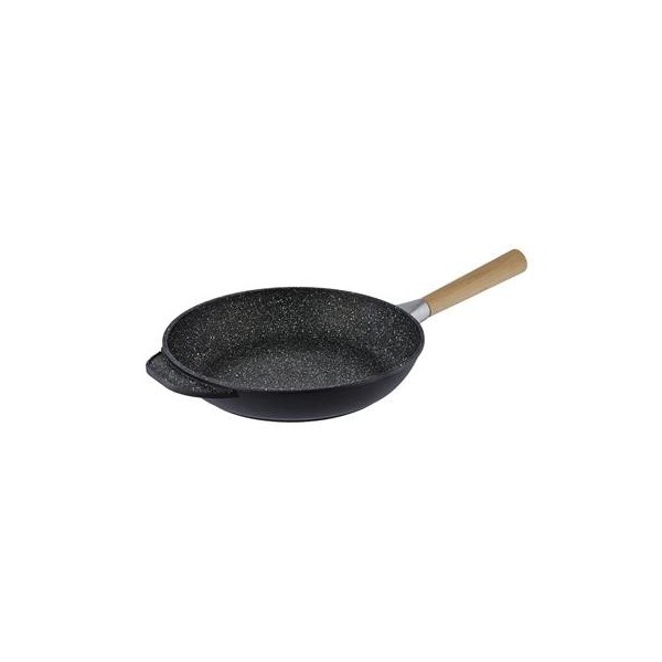 Low Frying Pan 1 Handle 32 cm Brava 7132 Fonderie Dellatorre - Fonderie Dellatorre