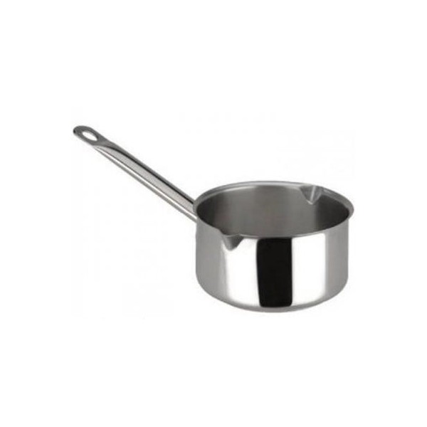 High Casserole 1 Handle 14 cm Stainless Steel Induction - 3 mm COIX3105E Agnelli - Agnelli