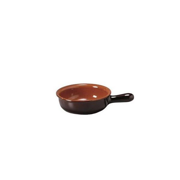 Casseruola 1 Manico 30 cm Terracotta Vulcania - Vulcania