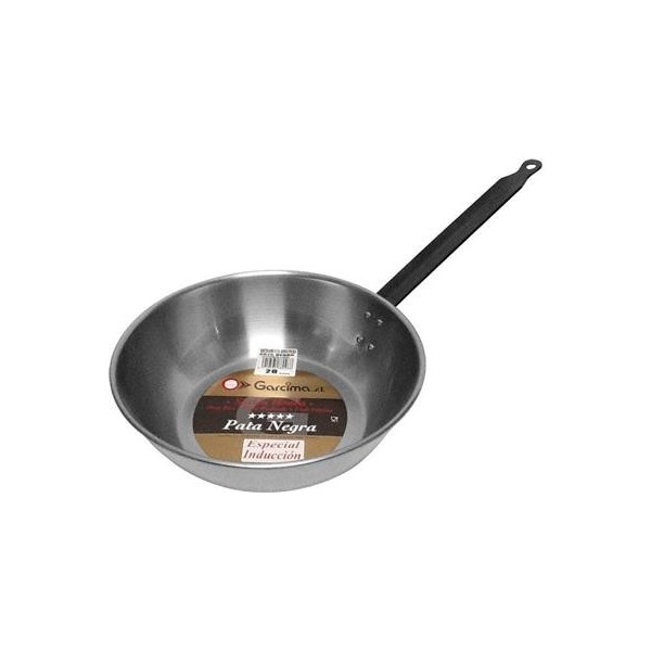Paellera High 1 Handle 36 cm Pata Negra G880 Garcima - Garcima