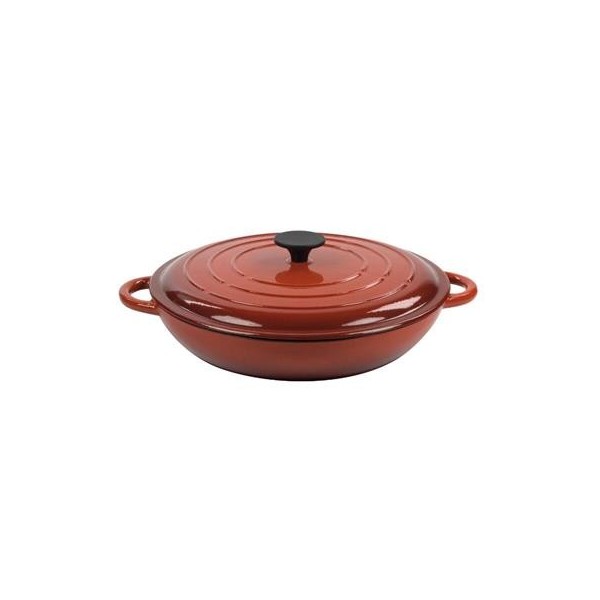 Pan 2 Handles 31 cm Normandie Red 404.031 Ilsa - Ilsa