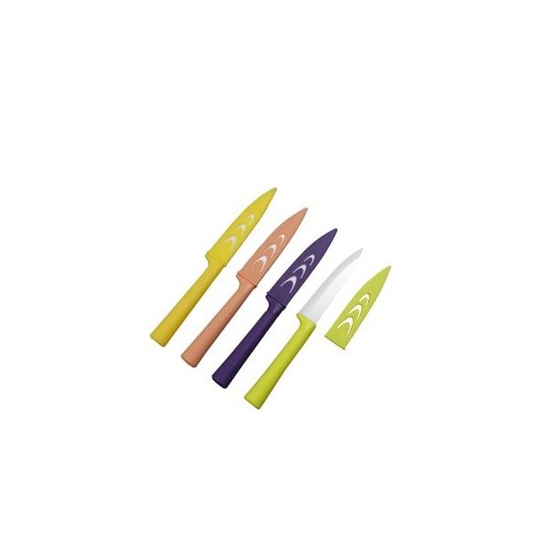 Display 12 Paring Knives 10 cm Assorted Colors BT-CK005P Medri - MEDRI
