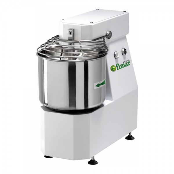 Impastatrice Trifase professionale a spirale da 7 kg con testa e vasca fisse. 7SB - Fimar