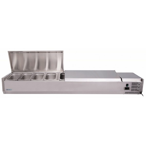 Vetrina refrigerata porta ingredienti Forcar VRX1200-330SS - Forcar Refrigerati