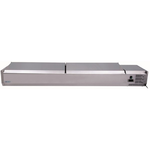 Vetrina refrigerata porta ingredienti Forcar VRX1800-330SS - Forcar Refrigerati