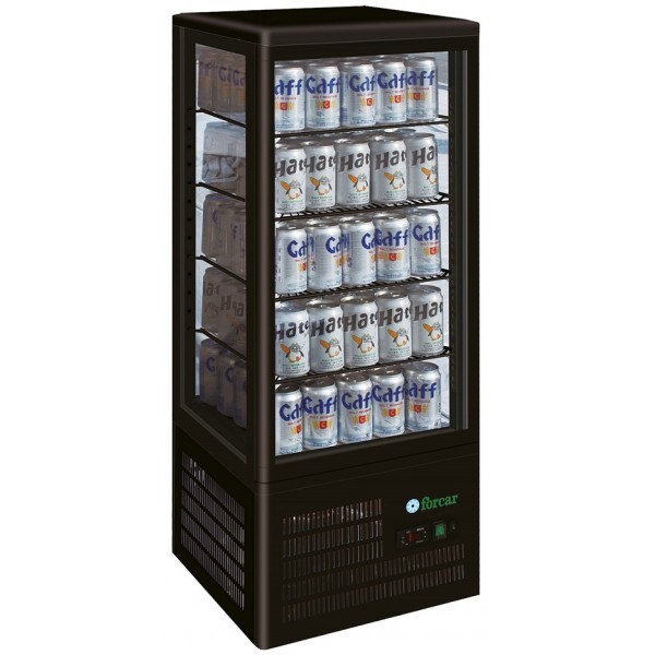 Espositore refrigerato vetrina da banco con 4 lati. Modello: TCBD98B - Forcar Refrigerati