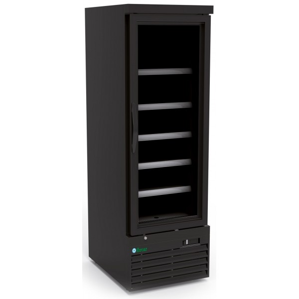 Armadio congelatore ventilato nero con luce a led. SNACK610BTG - Forcar Refrigerati