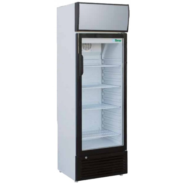 Armadio espositore refrigerato statico con porta a vetro. Modello: SNACK290SC - Forcar Refrigerati