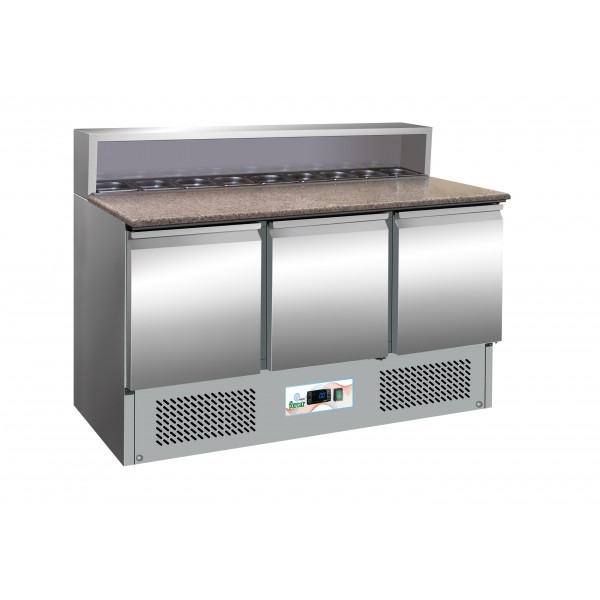 SALADETTE REFRIGERATA FORCAR PS903 3 PORTE POSITIVA - Forcar Refrigerati