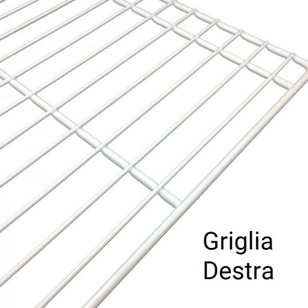 Griglia destra plastificata per armadio refrigerato. Grp638dx - Forcar Refrigerati