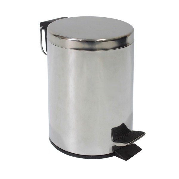 Pattumiera a pedale con chiusura rallentata 5 litri. IRON2INOX - Stark s.r.l.