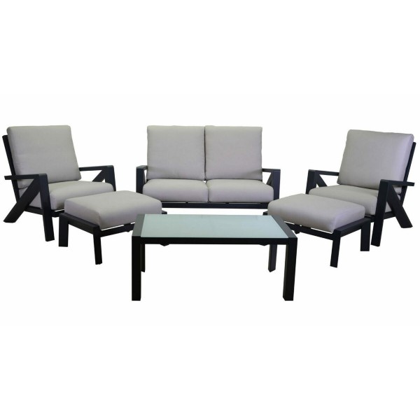 Salotto. Divano 2 posti + poltrone e tavolino. S6459730000 - Stark s.r.l.