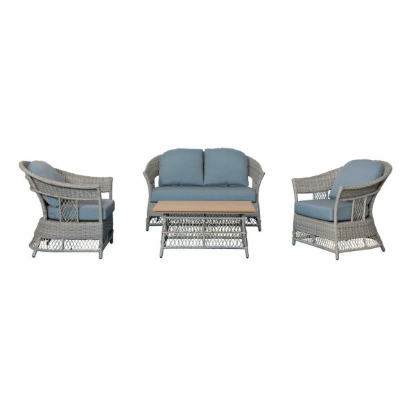 Salotto. Divano 2 p. + poltrone e tavolino. S6461870000 - Stark s.r.l.