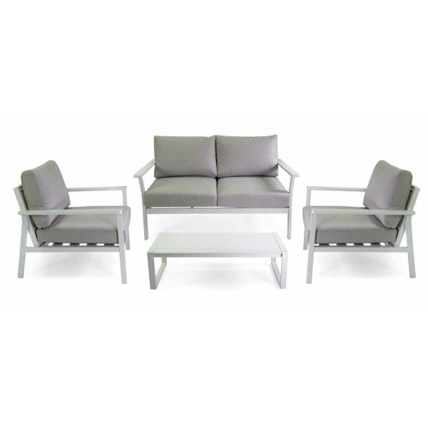 Salotto. Divano 2 p. con poltrone e tavolino. Antracite. S6466740000 - Stark s.r.l.