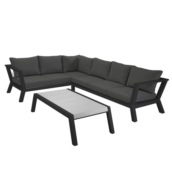 Salotto. Divano angolare 3+2 posti e tavolino. S6460770000 - Stark s.r.l.