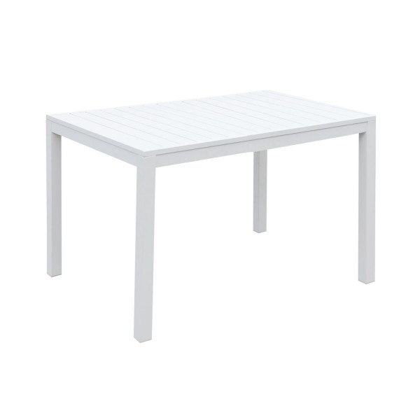 Tavolo rettangolare 70x53cm in alluminio. Bianco. S6458120000 - Stark s.r.l.