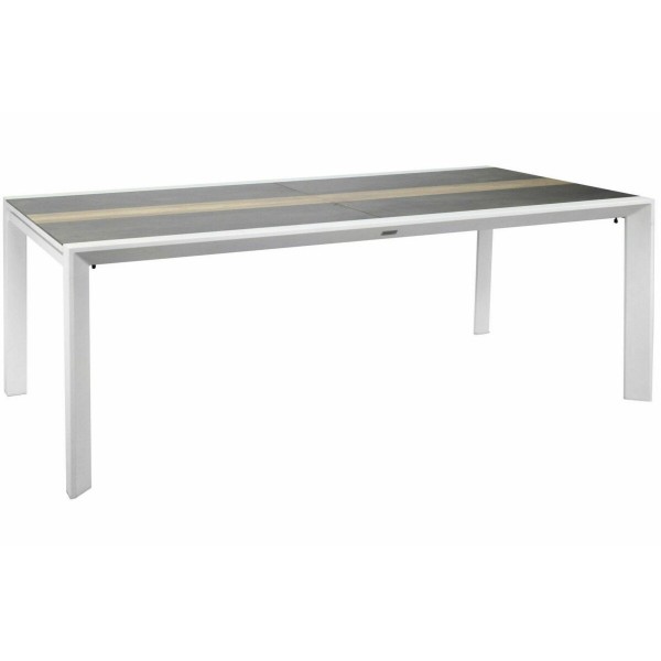 Tavolo 200x104cm allung. centrale 6-10 p. Tortora/Legno. S6461300000