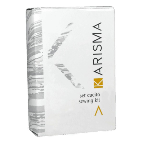 500 pz. Kit cucito ago, spilla, bottoni e filo cotone, astuccio - Stark s.r.l.