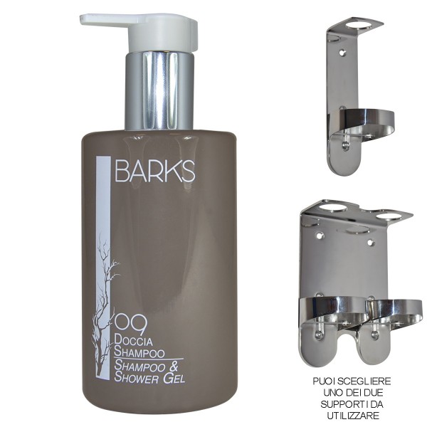 16 pz. Doccia Shampoo in dispenser 300 ml - Linea Barks - Stark s.r.l.