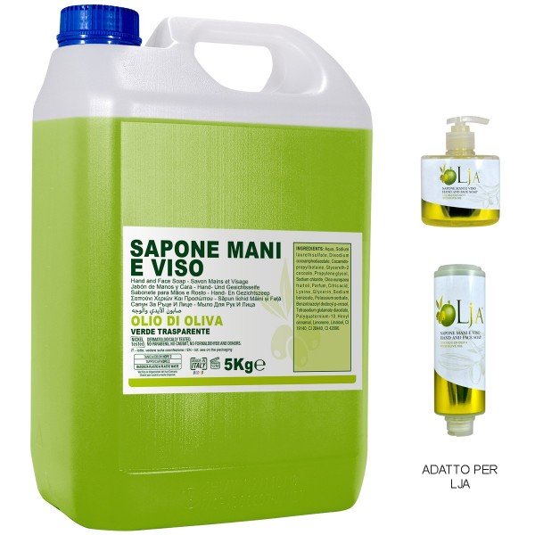 4 pz. Sapone liquido mani in tanica 5 Kg - Linea Lja - Stark s.r.l.