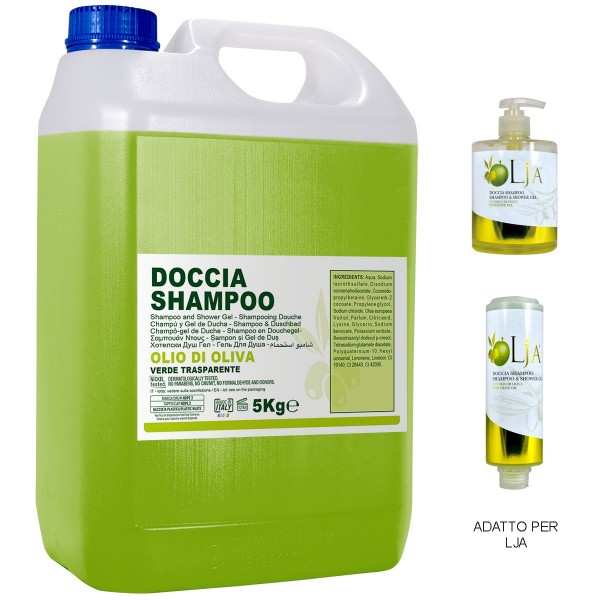 4 pz. Doccia Shampoo in tanica 5 Kg - Linea Lja - Stark s.r.l.