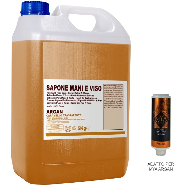 4 pz. Sapone liquido mani in tanica 5 Kg - Linea Mya Argan - Stark s.r.l.