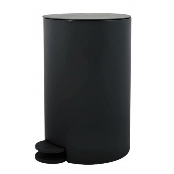 Pattumiera a pedale in plastica cestello 3lt. nero - Stark s.r.l.