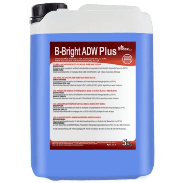 Brillantante lavastoviglie tanica 5Kg acque molto dure