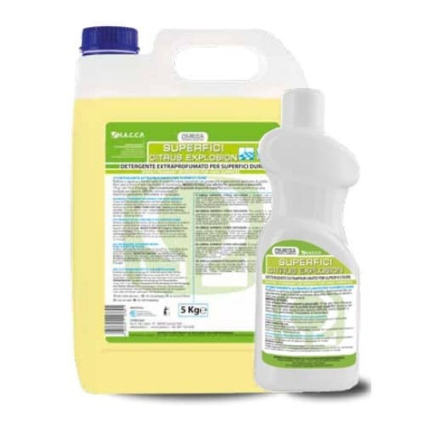 12 pz. Detergente pavimenti extraprofumato verde flacone 1Kg - Stark s.r.l.