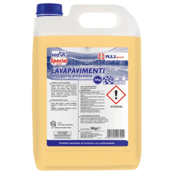 4 pz. Detergente pavimenti con pH neutro allarancia 5Kg - NS - Stark s.r.l.