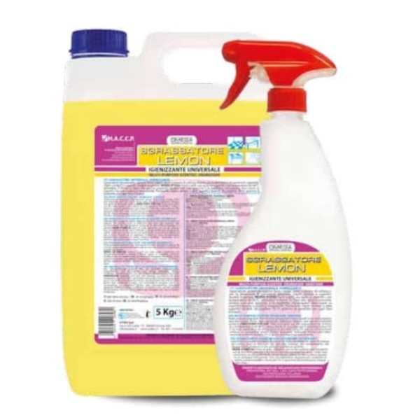 12 pz. Sgrassatore universale igienizzante al limone spray 750ml - Stark s.r.l.