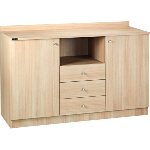 Mobile di servizio in legno, basso, triplo. ML3204SS
