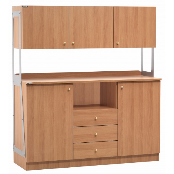 Mobile di servizio in legno alto triplo. ML3214SSP