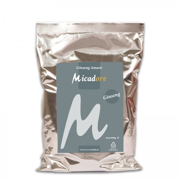 ITALIAN BITTER Ginseng Coffee. vegetable origin, gluten-free, GMO-free. 500 g bags - Micadore